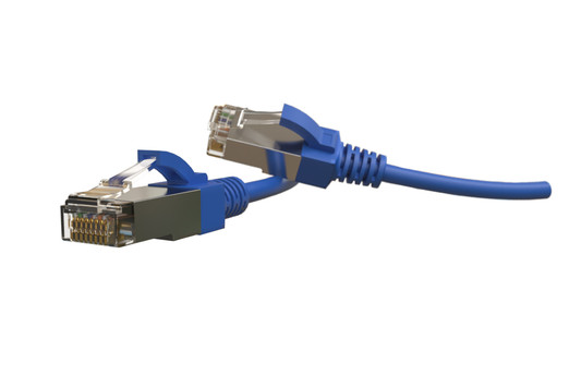 Hyperline PC-LPT-SFTP-RJ45-RJ45-C6-3M-LSZH-BL Патч-корд S/FTP, экранированный, категория 6 (100% Fluke Component Tested), 28AWG, LSZH, 3 м, синий