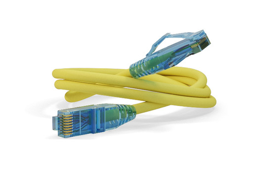 Hyperline PC-LPM-UTP-RJ45-RJ45-C6-0.3M-LSZH-YL Патч-корд U/UTP, Cat.6 (100% Fluke Component Tested), LSZH, 0.3 м, желтый