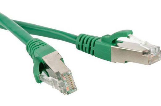 Hyperline PC-LPM-SFTP-RJ45-RJ45-C5e-3M-LSZH-GN Патч-корд SF/UTP, экранированный, Cat.5e (100% Fluke Component Tested), LSZH, 3 м, зеленый